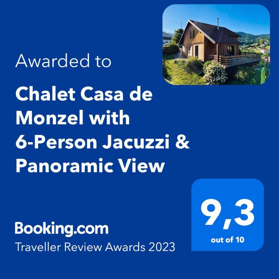 Casa De Monzel With 6-Person Jacuzzi & Panoramic View Villa La Bresse Exteriör bild