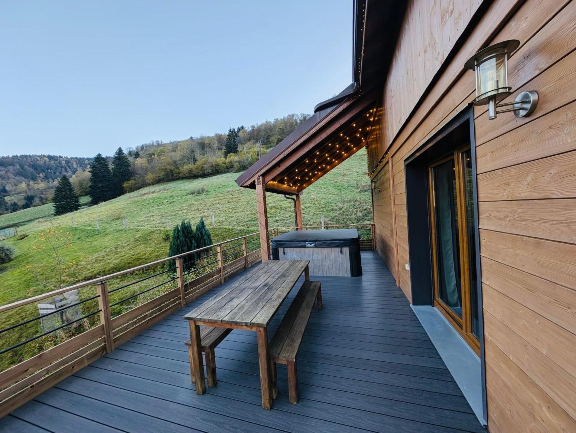 Casa De Monzel With 6-Person Jacuzzi & Panoramic View Villa La Bresse Exteriör bild